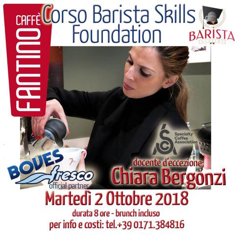 Caffè Fantino | Corso Barista Skills Foundation